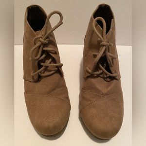Maurices Tan Ankle Booties